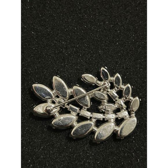 B. David Purple Rhinestone Brooch - Picture 2 of 2